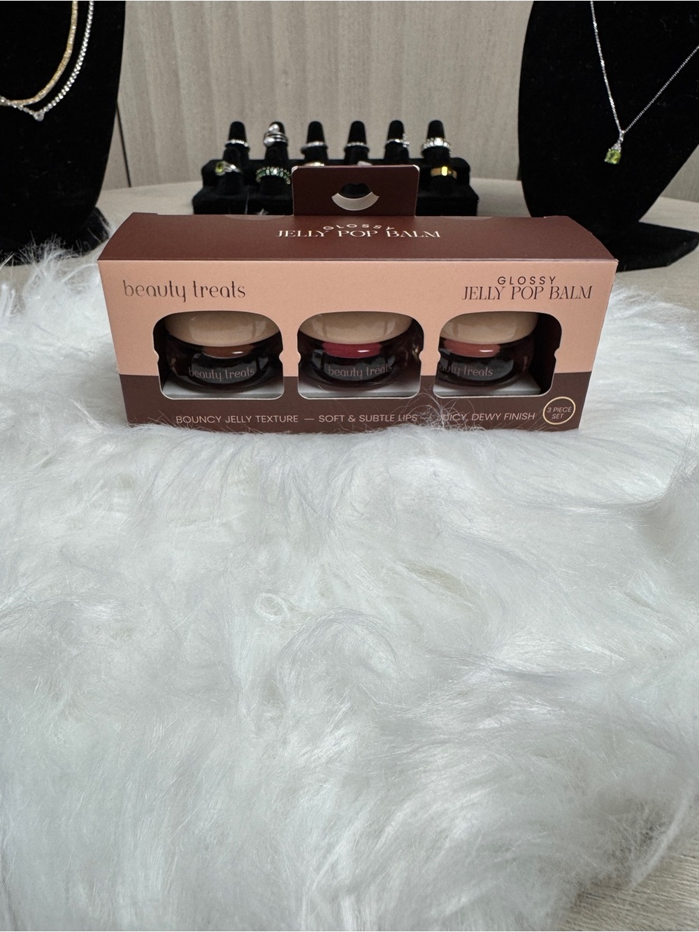 Glossy Jelly Pop Balm Trio - Pink & Neutral Shades
